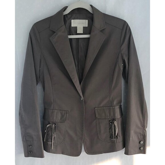 NWOT Cropped Vinyl Jacket - Picture 3 of 7